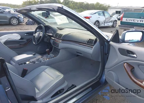 2002 BMW 325Ci из США, поврежденный, VIN WBABS33402JY43399